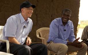 PCD West Africa Regional Director Daniel Mumuni with Bill Gates